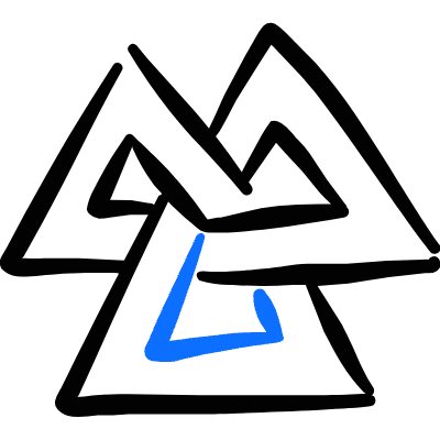 History Triangle Icon from Freehand Duotone Set