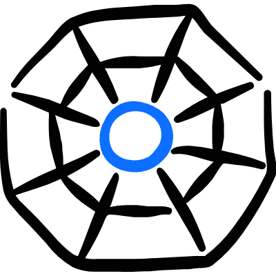 Religion Bagua Mirror Icon from Freehand Duotone Set