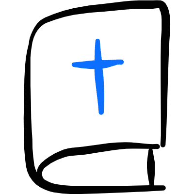 Religion Bible Cross 1 Icon from Freehand Duotone Set