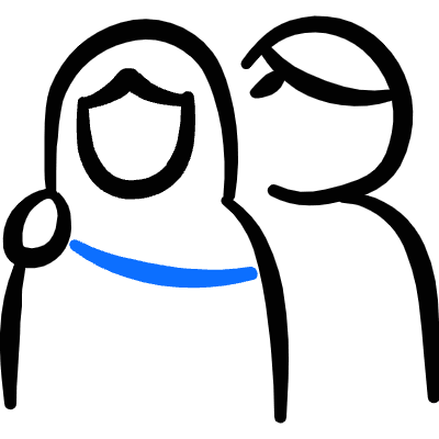 Religion Islamics Couple 1 Icon from Freehand Duotone Set