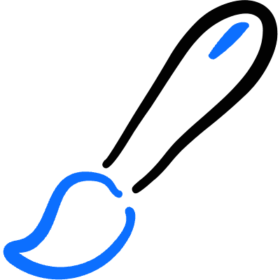 Color Brush 2 Icon from Freehand Duotone Set