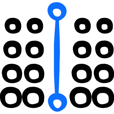 Color Gradient Icon from Freehand Duotone Set