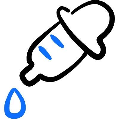 Color Picker 2 Icon from Freehand Duotone Set