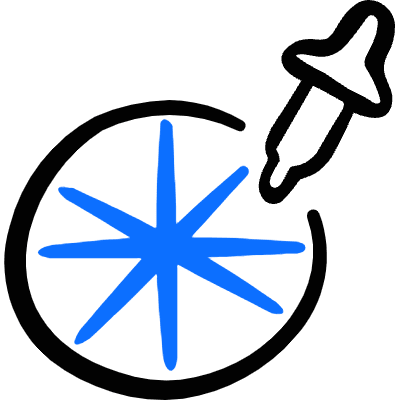 Color Wheel Icon from Freehand Duotone Set