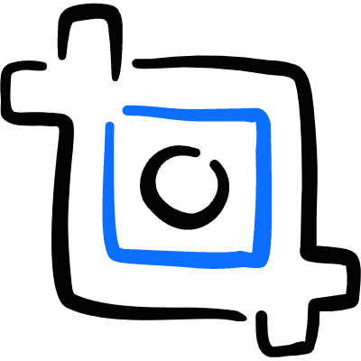 Crop Circle Icon from Freehand Duotone Set