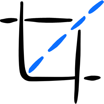 Crop Expand Icon from Freehand Duotone Set