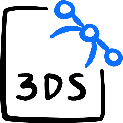 Design File 3ds Icon from Freehand Duotone Set