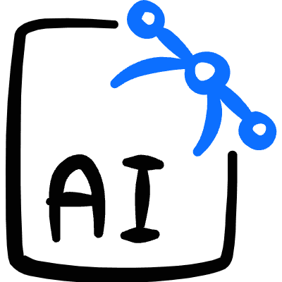 Design File Ai Icon from Freehand Duotone Set