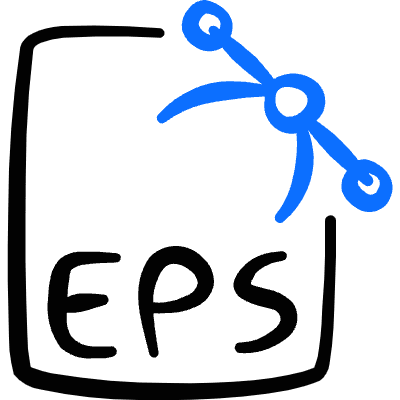 Design File Eps Icon from Freehand Duotone Set