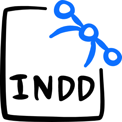 Design File Indd Icon from Freehand Duotone Set