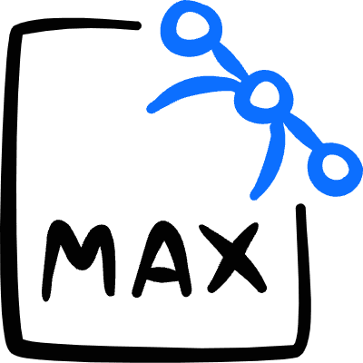 Design File Max Icon from Freehand Duotone Set