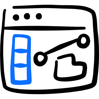 Design Process Browser Tools Icon from Freehand Duotone Set