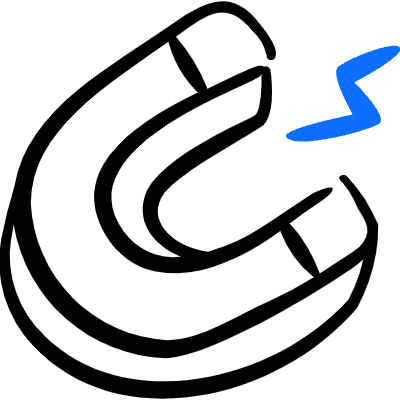 Design Tool Magnet Icon from Freehand Duotone Set