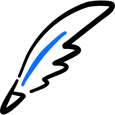 Design Tool Quill 2 Icon from Freehand Duotone Set