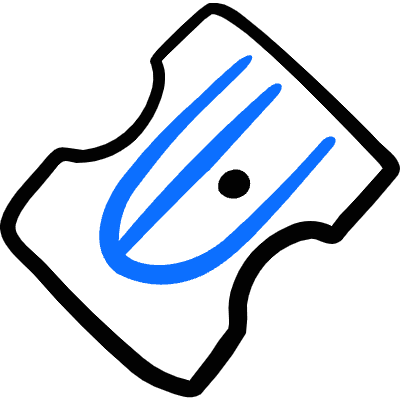 Design Tool Sharpener Icon from Freehand Duotone Set