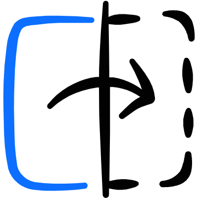 Flip Right Icon from Freehand Duotone Set