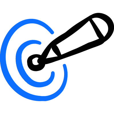 Graphic Tablet Drawing Pen Icon from Freehand Duotone Set