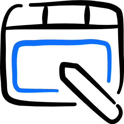 Graphic Tablet Intous Draw Icon from Freehand Duotone Set