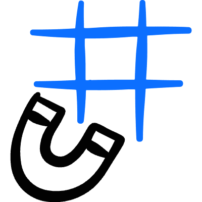 Grid Snap Magnet Icon from Freehand Duotone Set