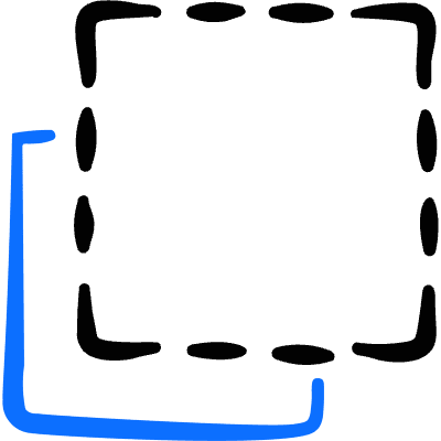 Layers Select Back Icon from Freehand Duotone Set