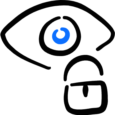 Layers View Lock Icon from Freehand Duotone Set