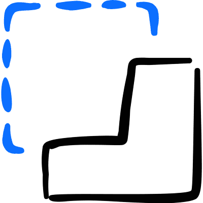 Pathfinder Divide Icon from Freehand Duotone Set