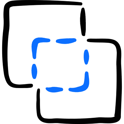 Pathfinder Exclude Icon from Freehand Duotone Set