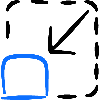 Resize Shrink 2 Icon from Freehand Duotone Set