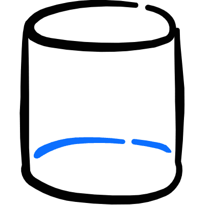 Shape Cylinder Icon from Freehand Duotone Set