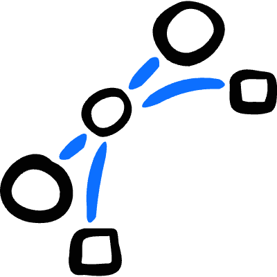 Vectors Path Corner Icon from Freehand Duotone Set