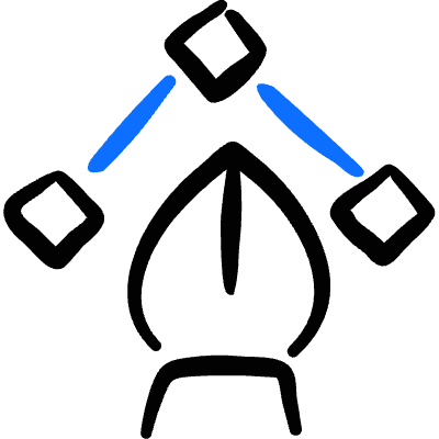 Vectors Pen Anchor Icon from Freehand Duotone Set