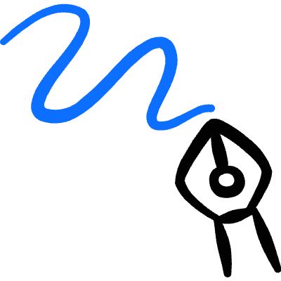 Vectors Pen Draw Icon from Freehand Duotone Set