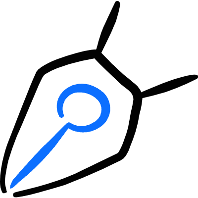 Vectors Pen Icon from Freehand Duotone Set