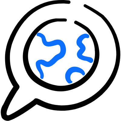 Ecology Globe Message 1 Icon from Freehand Duotone Set