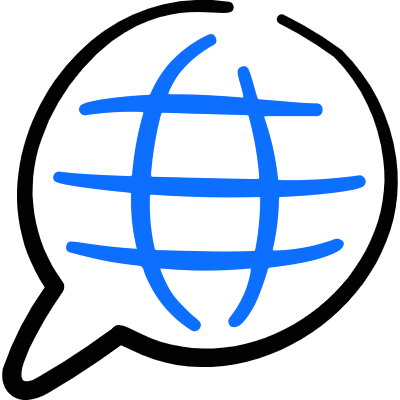 Ecology Globe Message Icon from Freehand Duotone Set