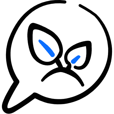 Ecology Leaf Message Icon from Freehand Duotone Set