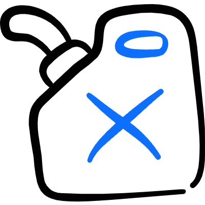 Fossil Energy Gas Can Icon from Freehand Duotone Set