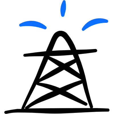 Fossil Energy Plant Icon from Freehand Duotone Set