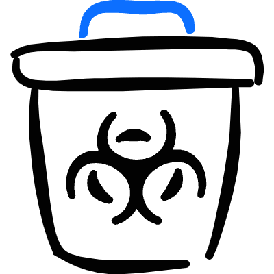 Nuclear Energy Bin Icon from Freehand Duotone Set