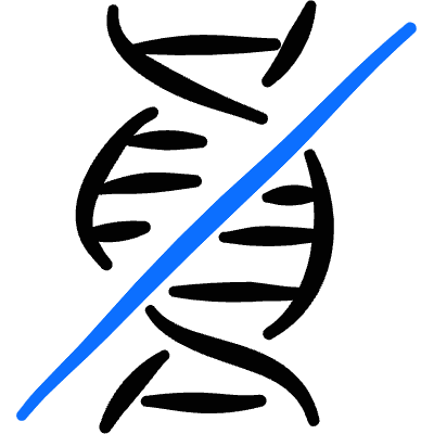 Non Gmo Dna Icon from Freehand Duotone Set