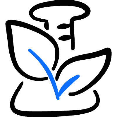 Non Gmo Organic Flask Icon from Freehand Duotone Set
