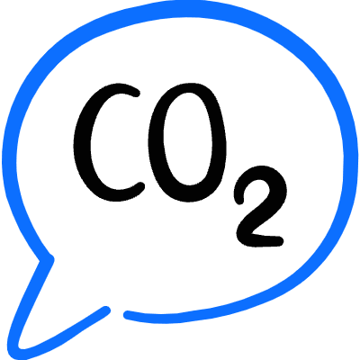 Pollution Co2 Message Icon from Freehand Duotone Set