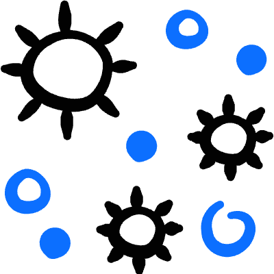 Pollution Dust Molecule Icon from Freehand Duotone Set
