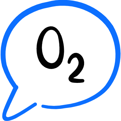 Pollution O2 Message Icon from Freehand Duotone Set