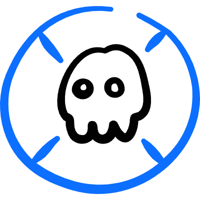 Pollution Skull Icon from Freehand Duotone Set