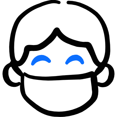 Pollution Wear Mask Man 1 Icon from Freehand Duotone Set