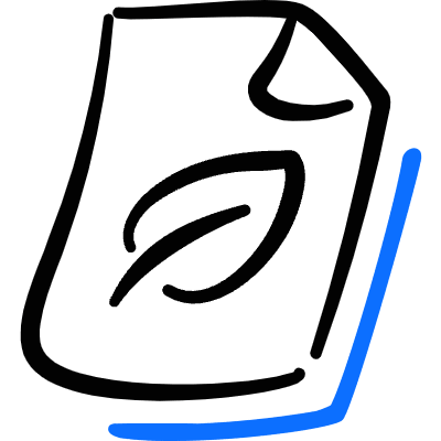 Recycling Paper Icon from Freehand Duotone Set