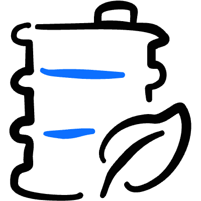 Renewable Energy Eco Barrel Icon from Freehand Duotone Set
