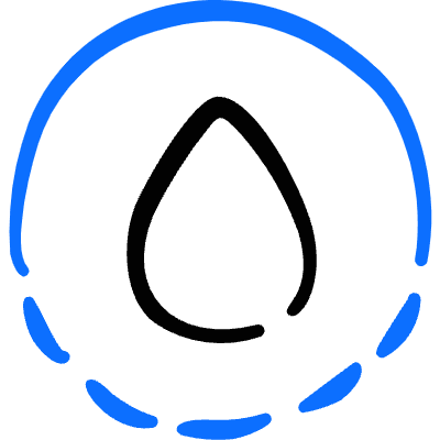 Water Protection Drop Icon from Freehand Duotone Set