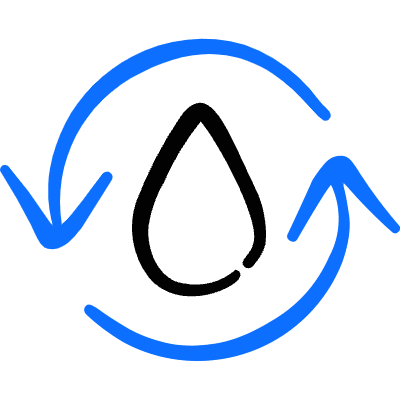 Water Protection Refresh Icon from Freehand Duotone Set